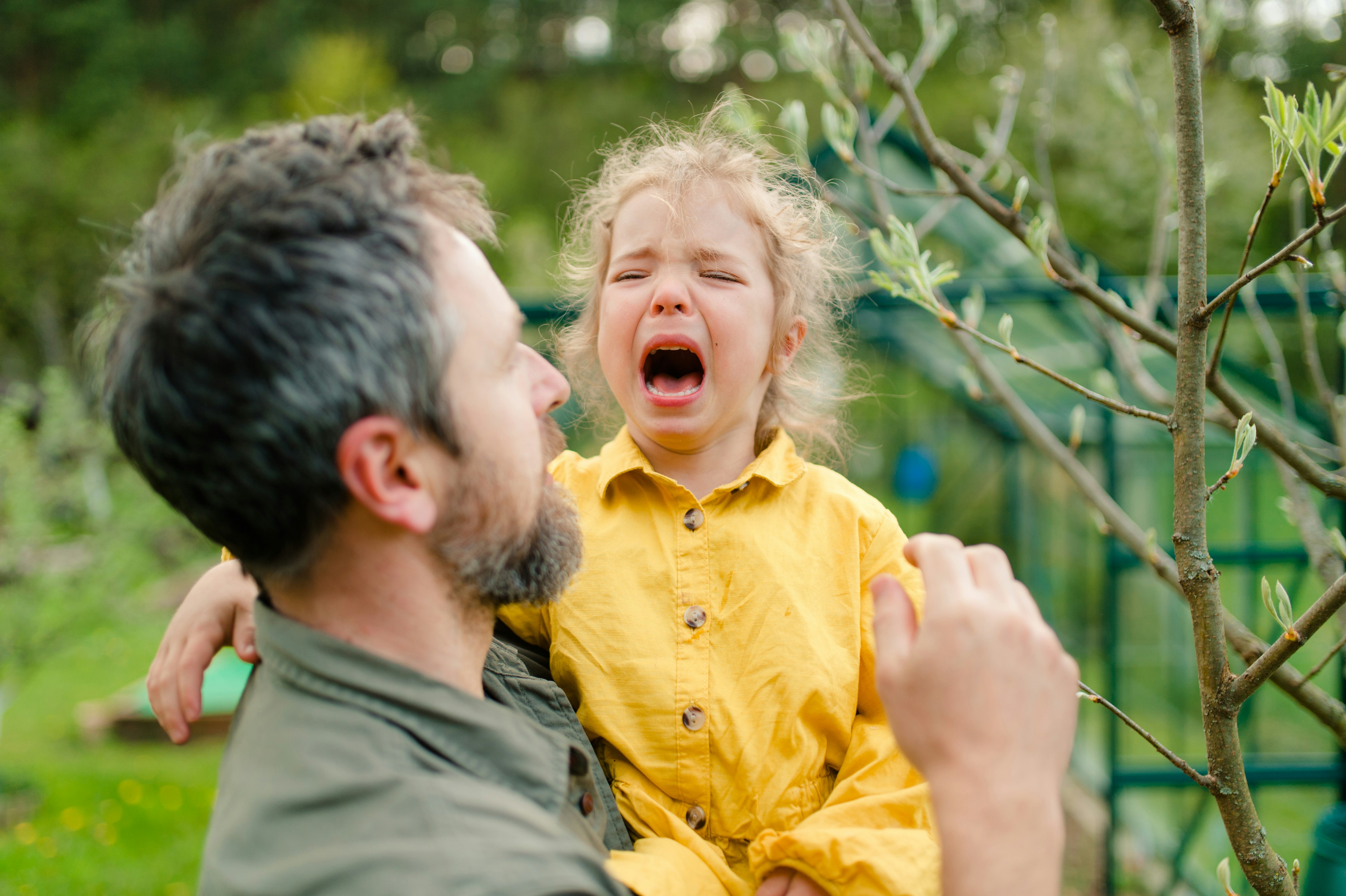 Child having a tantrum